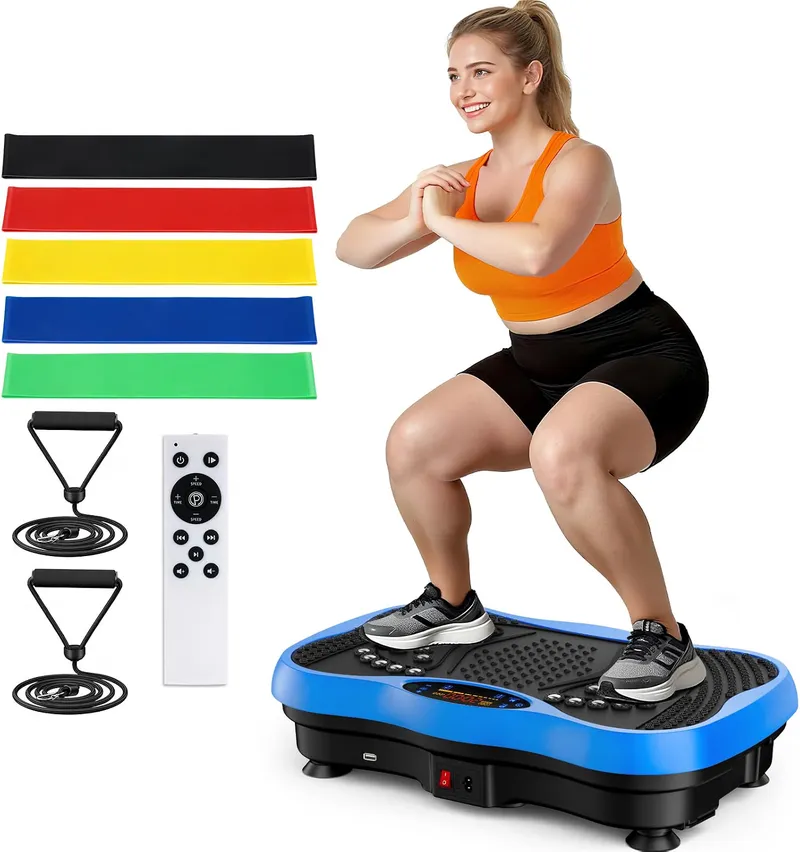 GLYLF Vibration Plate Exercise Machine, 130 Levels